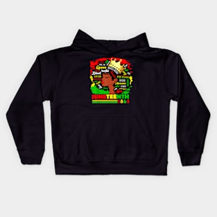 Juneteenth 1865 Pride Celebrate Black Women African American Kids Hoodie